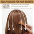 Sandalwood Wooden Scalp and Foot Massager - Gua Sha Comb Tool