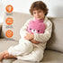 samply Hot Water Bottle with Cute Fleece Cover, Hot Water Bag for Hot and Cold Compress, Hand Feet Warmer, Neck