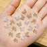 Juome Nail Charms, 40 Pcs 3D Butterfly Shape Charms for Nail Art Decorations