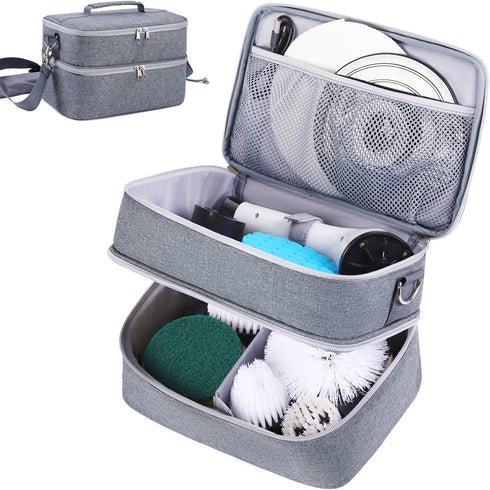 Rsobl Storage Bag for Electric Spin Scrubber, Organizer Case for Cleaning (Bag Only)