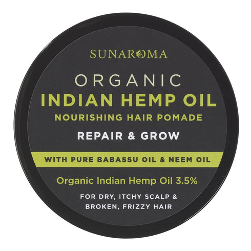 SUNAROMA Organic Hair Pomades (Indian Hemp Oil)