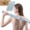 myHomeBody Exfoliating Washcloths Set of 2, Sky Blue Loofah Exfoliating Body Scrubber for Showering