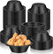 100 Pcs 12oz Black Disposable Plastic Bowls, Dessert Cups, Snack Bowls for Party Favor Picnic