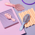 Wet Brush Go Green Speed Dry Hair Brush, Purple - Vented Design with Ultra Soft Bristles