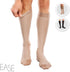 Moderate Compression Knee Highs - Ease Opaque Silicone Support Band