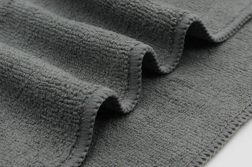 Microfiber Dish Cloths, Ultra Absorbent Kitchen Rags for Washing Dishes, Fast Drying Cleaning Cloth 10 Pack Gray