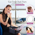 Travel Makeup Bag with LED Mirror, Water-Resistant Customizable Makeup Case with 10x Magnifier Mirror Included