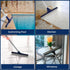 DSV Standard Floor Squeegee for Concrete Floor, 17.5" Heavy Duty Squeegee with 62" Handle