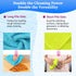 FIXSMITH Microfiber Cleaning Cloth - Pack of 48, Multi-Functional, Size 12 x 16 in, Highly Absorbent, Lint-Free