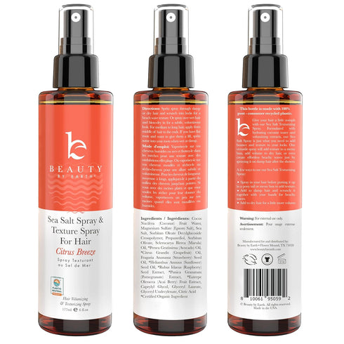Sea Salt Spray for Hair Men & Women - Texturizing Beach Waves Spray for Fine Hair, Volumizing Hair Spray for Women