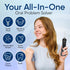 Water Dental Flosser Cordless for Teeth with Tongue Brush, 7 Nozzles, Portable Oral Irrigator, 3 Cleaning Modes