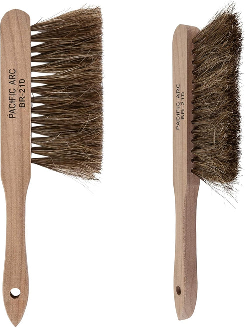 Professional Horse Hair Dust Foxtail Brush, 9 Inches for Work, Outdoor, and Furniture Cleaning