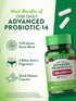 Probiotics for Men and Women - 60 Capsules, 3 Billion CFU, 14 Strains, Non-GMO & Gluten Free by Nature's Truth