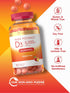 Carlyle Vitamin D3 Gummies, 90 Count, High Potency, Vegetarian, Non-GMO, Gluten Free, Peach Flavored