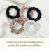 LILYSILK Pure Silk Scrunchies for Women - Colorful Hair Bow Ties, Unique Bobble Elastics Hair Scrunchy, 10pc-Mini