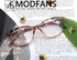 MODFANS Women Reading Glasses 1.0, 4 Pair Stylish Readers with Comfort Spring Hinge, Pouch Included
