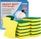 Heavy Duty Sponges, 12 Pack Cellulose Dual-Sided Kitchen Scrub Sponge for Dishwashing