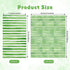 KTHONIOMANTE 200PCS 2 Pack, 4.5x8 Inch Green & White Stripe Guest Napkins, Ply Disposable Paper Striped Dinner Hand