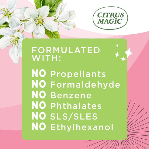 Citrus Magic Limited Edition Odor Eliminating Air Freshener Spray - Pear Blossom, 3-Ounce, Pack of 3