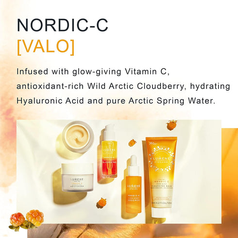 Lumene Nordic C Fresh Glow Brightening Gel Mask - Gentle Vitamin C Face Mask with Arctic Cloudberry AHA - 150mL