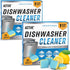 Dishwasher Cleaner Deodorizer Tablets, 48 Pack for Deep Cleaning Dish Washer Machine, Natural Limescale Remover - 48