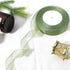 3/4 Inch Sage Green Sheer Organza Ribbon, 50 Yards Chiffon for Gift Wrapping, Father's Day, Wedding Crafts