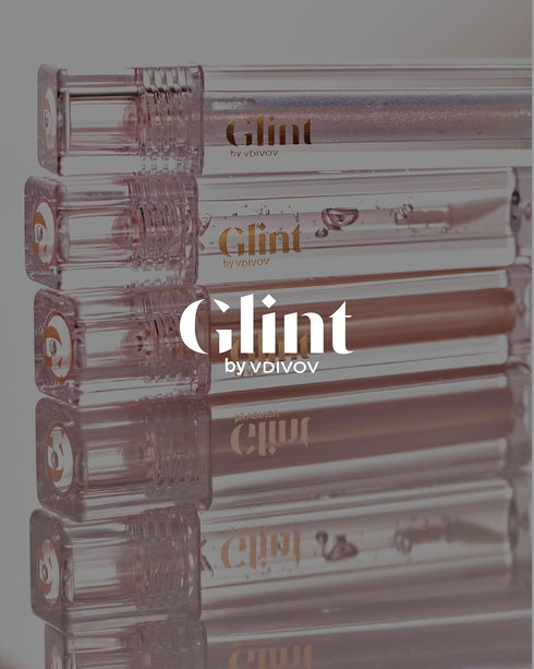 Glint Liquid Gel Highlighter (Dewy Moon, 0.1oz) - Multi-Use Face & Body Gloss for Smooth Glow, Long-Lasting