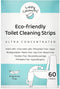 Toilet Bowl Cleaner Strips, 60 Cleans, Plastic-free, Dye-free, with Lemon Essential Oil