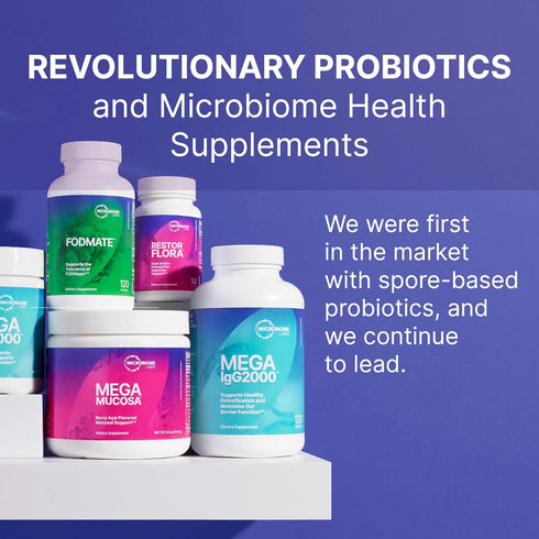 Microbiome Labs RestorFlora PD | Daily Probiotics with Saccharomyces Boulardii for Digestive Health | 21 Capsules
