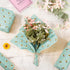 Whaline 100 Sheet Mint Green Bee Tissue Paper, Honeybee Pattern Gift Wrapping Paper for Birthday Baby Shower Party