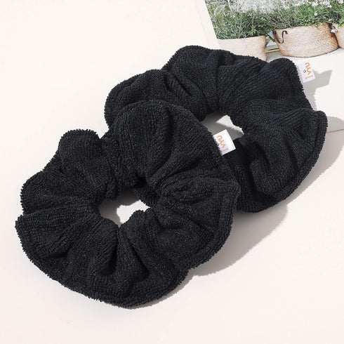 Ivyu Large Microfiber Hair Drying Scrunchies Towel Fiber, Anti Frizz Hair Products for Curl Hair, Fast Absorbent