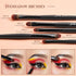 Jessup Eye Brushes Set, Vegan Makeup Brushes with 16pcs Premium Synthetic Brushes for Concealer, Powder, Eyeshadow