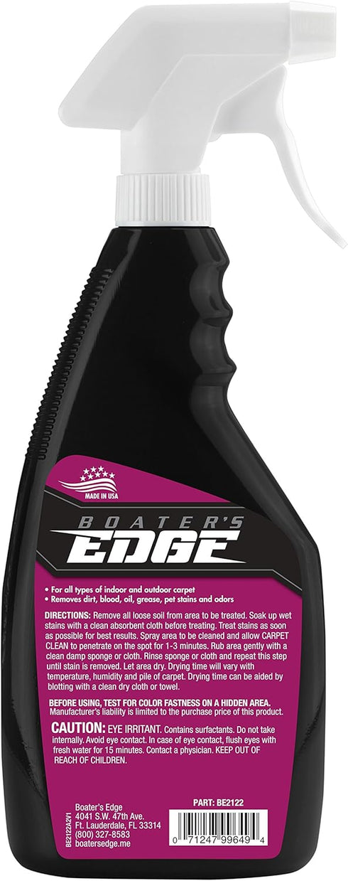BOATER'S EDGE Marine Grade Carpet Clean - Spot & Area Rug Cleaner, 22 OZ (BE2122)