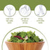 Plasticpro Disposable Plastic Serving Utensils Set of 4, Clear Heavyweight Salad Spoons and Forks