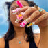 Mity rain Nail Charms | 150pcs Kawaii Flatback Resin Charms for Nail Art Decorations
