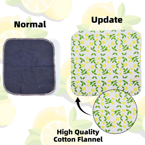 Reusable Paper Towels - Value Pack of 25 Jumbo Large Paperless Cotton Cloth Napkins, Absorbent Sustainable Roll