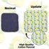 Reusable Paper Towels - Value Pack of 25 Jumbo Large Paperless Cotton Cloth Napkins, Absorbent Sustainable Roll