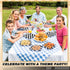 100 Pcs Black and White Checkered Dessert Plates, 7 x 7 Inch Disposable Square Paper Plates for Birthday and Baby