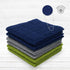 100% Cotton Terry Dish Cloth, 6 Pack, 12 x 12 Inches, Super Soft and Absorbent Rags for Kitchen Cleaning