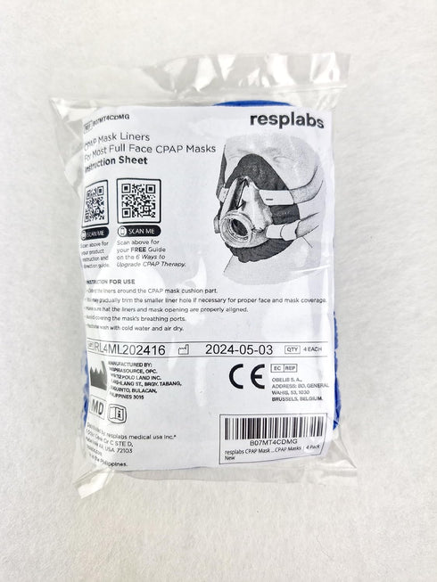 resplabs CPAP Mask Liners for AirFit & AirTouch F20 Full Face CPAP Mask - Reusable Soft Liners for Comfort & Seal