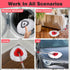 Mop Replacement Heads Combo for Ocedar Easywring 1-Tank System, 2 Pcs & 1 Scrub Brush, Microfiber Spin Mop Replacement