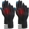 2 Pairs Full Finger Compression Gloves for Women Men, Copper Arthritis Gloves for Hand Pain Relief with Touchscreen Tips