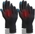 2 Pairs Full Finger Compression Gloves for Women and Men - Copper Arthritis Gloves with Touchscreen Tips (Large)
