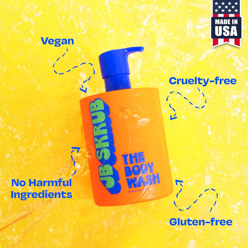 Body Wash for Kids, Tween & Teen Boys (14 oz) with Natural Citrus Scent, No Harsh Ingredients