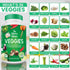 Fruits and Veggie Supplements - 90 Fruits, 90 Veggies Capsules to Boost Energy Level, Whole Food from Super Foods -