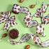 Football Wired Ribbon, 2 Rolls 20 Yards, 2 Inches Wide Football Printed for DIY Crafts, Wreath Bow Package Wrapping