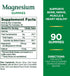 Nature's Bounty Magnesium Citrate Gummies for Adults, Supports General Health, Bone, Nerve, Muscle & Heart Health Support, 270mg per Serving, Vegan, Non-GMO - Raspberry 90 Count