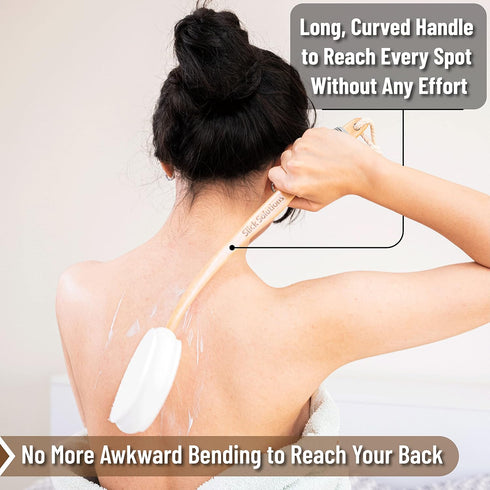 Slick Lotion Applicator, 17 inch, Applicators for Your Back, Back Applicator Lotion, Certified Organic, Easy Reach