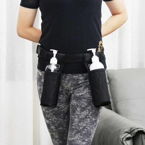 HolsterDb1KD-Black Massage Bottle Bag Massage Therapist Holster Massage Lotion Holster Massage Oil