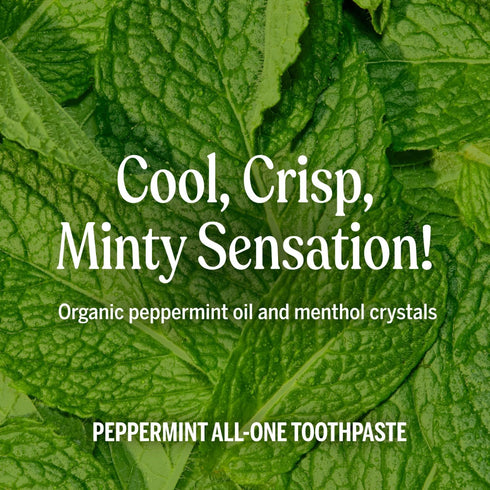 Pack 70% (5oz, 4-Pack) Dr. Bronners - All-One Toothpaste Variety - Peppermint & Spearmint, Organic Ingredients